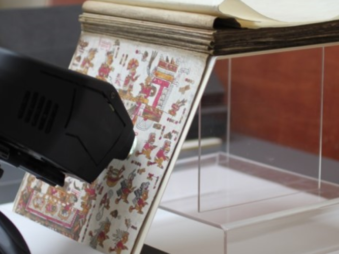 raman analysis codex bodley